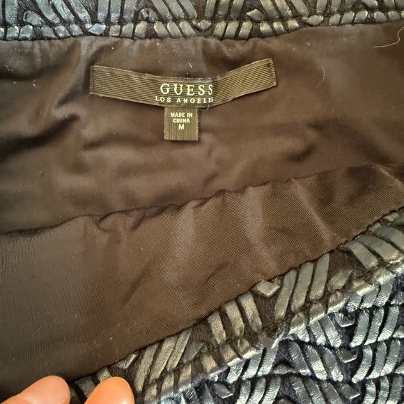 Guess Gray Ribbed Mini Skirt - Picture 2 of 2